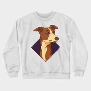 Whippet Dog Crewneck Sweatshirt